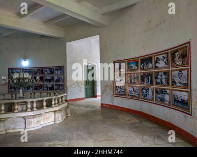 Shashi Lodge, un symbole architectural de la région de Mymensingh au Bangladesh. Banque D'Images