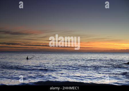 Sunrise Cabarita Beach Nouvelle-Galles du Sud Australie Banque D'Images