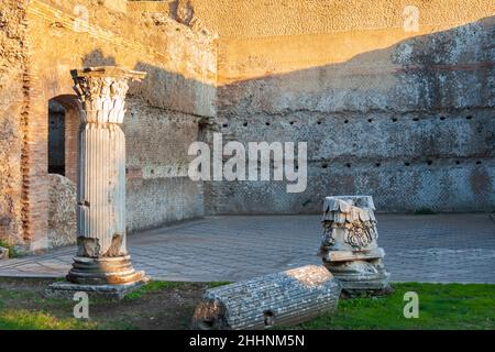 Villa di Adriano, Villa Hadrien, site classé au patrimoine mondial de l'UNESCO, Tivoli, Lazio, Italie, Europe Banque D'Images