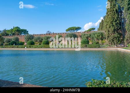 Villa di Adriano, Villa Hadrien, site classé au patrimoine mondial de l'UNESCO, Tivoli, Lazio, Italie, Europe Banque D'Images