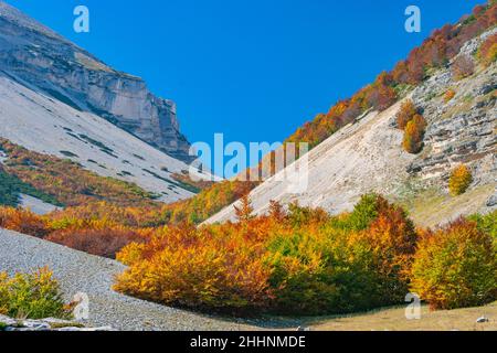 Parc national de Majella, Vallée du Saint-Esprit, Fara San Martino, Chieti, Abruzzes, Italie, Europe Banque D'Images