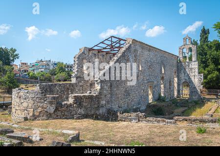 Basilique chrétienne de Corfou Kerkyra, Grèce, Iles Ioniennes, Europe Banque D'Images