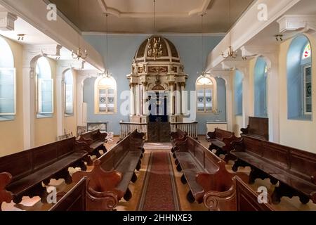 Synagogue juive de Corfou Kerkyra, Grèce, Iles Ioniennes, Europe Banque D'Images