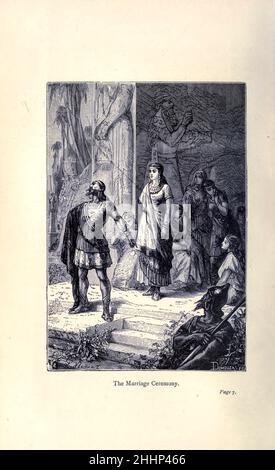 La cérémonie de mariage des VOYAGEURS CÉLÉBRÉS AVANT L'ERA CHRÉTIENNE.Les gens du voyage avant l'ère chrétienne : Hanno, Herodotus, Pythée, Nearchus, Eudoxus,César, Strabo.L'exploration du monde, les voyages et les voyageurs célébrés, les voyages célébrés par Jules Verne non-fiction.Publié en trois volumes de 1878 à 1880, les voyages et voyageurs célèbres est une histoire des explorateurs et aventuriers qui ont exploré les lointaines parties du monde, découvert les merveilles des terres exotiques, et rempli les espaces vides sur la carte du monde.Avec des illustrations de L. Benet et P. Philip Banque D'Images