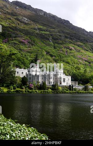 Abbaye de Kylemore, comté de Galway, province du Connemara, République d'Irlande, Europe Banque D'Images