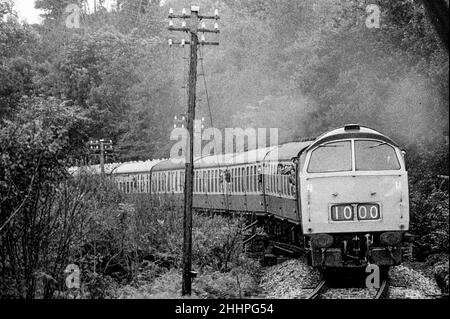 Un gala à vapeur d'automne sur le chemin de fer de la vallée de Severn en 1983 Banque D'Images