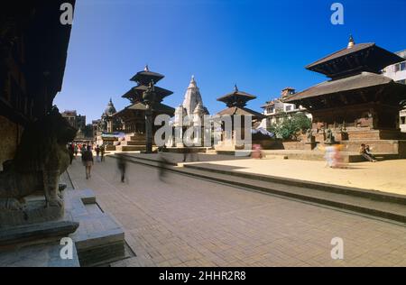 Durbar Square, Patan, Népal Banque D'Images