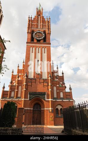 Kaliningrad, Russie - 30 juillet 2021 : Orchestre philharmonique régional de Kaliningrad, salle de concert dans l'Église de la Sainte famille, Kaliningrad Banque D'Images