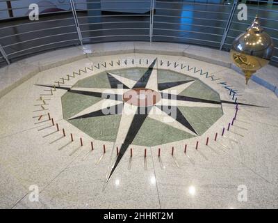 Foucault Pendulum, California Academy of Sciences, San Francisco, Californie Banque D'Images