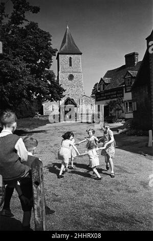 Scènes de village à Sandridge, Hertfordshire.Vers 1945. Banque D'Images