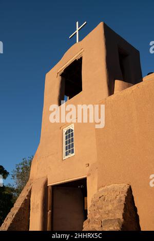 Chapelle San Miguel à Santa Fe, Nouveau-Mexique Banque D'Images