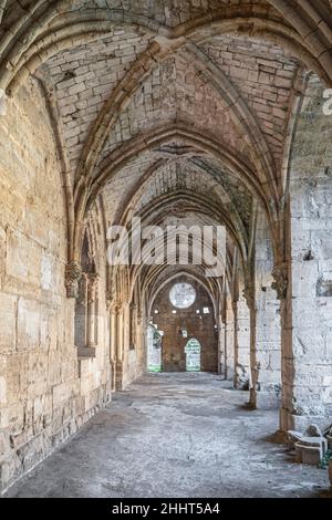 Ruines du château de krak de chevalier, Syrie Banque D'Images