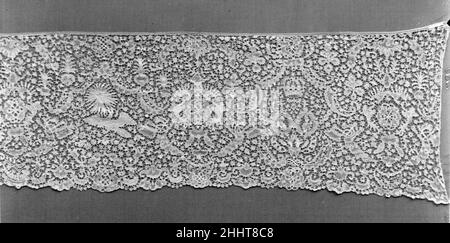 Flamand du début du 18th siècle, Bruxelles.Rebond.Flamand, Bruxelles. Début du 18th siècle.Dentelle bobinale.Textiles-lacets Banque D'Images