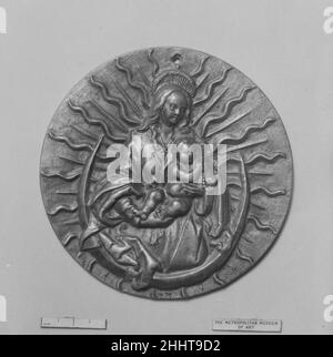 Vierge et enfant première moitié 16th siècle allemand, peut-être Augsbourg.Vierge et enfant.Allemand, peut-être Augsbourg. Première moitié du 16th siècle.Métal clochette.Médailles et Plaquettes Banque D'Images