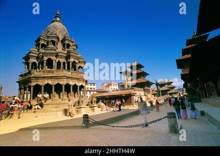 Durbar Square Lalitpur (Patan), Népal Banque D'Images