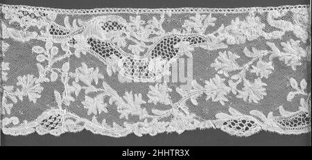 Strip 18th Century Flamand, Bruxelles.Bande.Flamand, Bruxelles.18th siècle.Dentelle bobinale.Textiles-lacets Banque D'Images