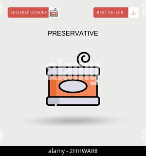 Icône de vecteur simple conservateur. Illustration de Vecteur