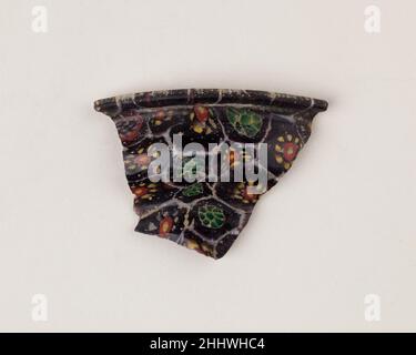 Fragment de vaisseau en mosaïque 100 BC–100 AD période ptoléméenne–période romaine.Fragment de vaisseau de mosaïque 570642 Banque D'Images