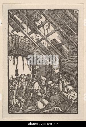 Adoration des Mages, de la chute et du salut de l'humanité à travers la vie et la passion du Christ Albrecht Altdorfer Allemand.Adoration des Mages, de la chute et du salut de l'humanité par la vie et la passion du Christ 429627 Banque D'Images