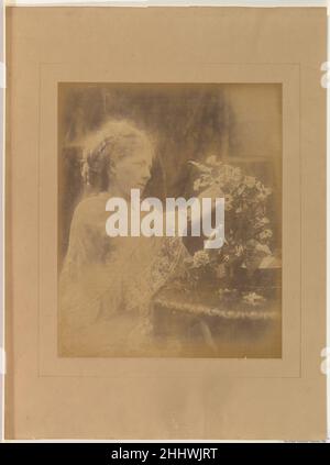 Mme Halford Vaugham, Freshwater 1873 Julia Margaret Cameron British, née en Inde.Mme Halford Vaugham, eau douce 271517 Banque D'Images