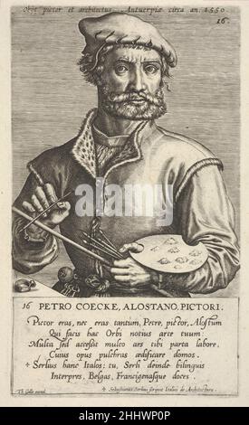 Pieter Coecke van Aelst Jan (Johannes) Wierix Netherlandish.Pieter Coecke van Aelst 626203 Banque D'Images