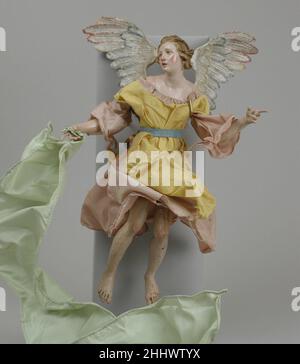 Angel deuxième moitié 18th siècle Italien, Naples en 1964, Loretta Hines Howard a généreusement présenté au Musée plus de 140 figures de crèche napolitaine, datant de la deuxième moitié du XVIIIe siècle.L'assortiment varié comprend des figures des trois scènes traditionnelles d'un préépio napolitain complet: La Nativité, avec des anges, des bergers et des moutons; la procession des trois Magi, avec leur retinue colorée des accompagnateurs;Et la foule variée et gay de gens de campagne et de ville qui tronque la taverne, ou auberge, de Bethléem — le diversorium mentionné par Saint Luc, où sur la nuit sainte Banque D'Images
