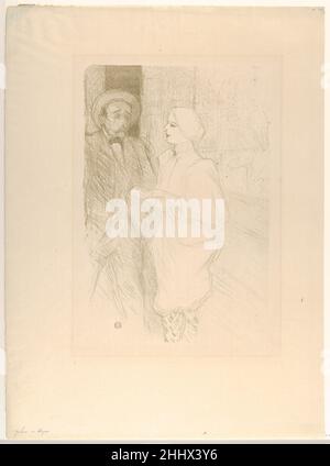 Léonie Yahne et Henry Mayer, dans l'Age difficile 1895 Henri de Toulouse-Lautrec Français.Léonie Yahne et Henry Mayer, dans l'âge difficile 334193 Banque D'Images