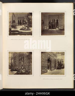 [Façade de la cour de l'Alhambra vers le Nave; entrée de la cour de l'Alhambra; vue latérale de la cour de l'Alhambra; Cour de l'Alhambra vers le nord] ca.1859 attribué à Philip Henry Delamotte British.[Façade de la cour de l'Alhambra vers le Nave; entrée de la cour de l'Alhambra; vue latérale de la cour de l'Alhambra; Cour de l'Alhambra vers le nord] 285799 Banque D'Images
