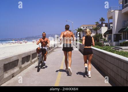 etats-unis californie san diego mission plage Banque D'Images