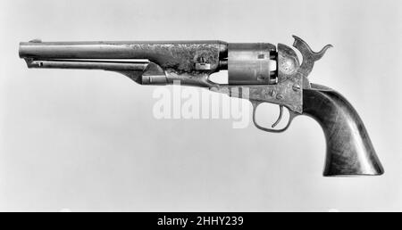 Colt modèle 1861 Navy percussion Revolver, n° de série12240 1863 Samuel Colt American ce pistolet a été présenté par l'usine Colt au journaliste et politicien américain Horace Greeley (1811-1872).Colt modèle 1861 Navy percussion Revolver, n° de série12240 24836 Banque D'Images