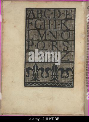 Esemplario di Lauori..., page 14 (recto) 1 août 1532 Giovanni Andrea Vavassore Italien publié à l'origine par Giovanni Andrea Vavassore, Italien, actif 16th siècle, Venise, conçu par Florio Vavassore (frère de Giovanni), Italien, actif 16th siècle.Réédité par Macmillan & Co., British, London et New York. De haut en bas, et de gauche à droite : le design continue depuis la page précédente.Le design est l'illustration de la musique d'Orpheus qui attire l'attention de divers animaux qui le regardent ensuite jouer.La scène est définie sur un arrière-plan noir.Esemplario di Lauori..., page 14 (recto) 358 Banque D'Images