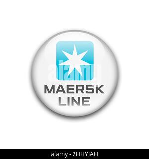 Logo Maersk Line Banque D'Images