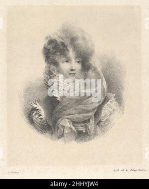 Portrait de Mademoiselle de Pavant 1825 Jean-Baptiste Isabey Français Jean-Baptiste Isabey (1767-1855) est un peintre et imprimeur français spécialisé dans les portraits et les miniatures.Il jouissait de la faveur officielle de l'époque de Louis XVI à Napolean IIIIsabey a étudié sous Jacques-Louis David (1748-1825) et a reçu l'une de ses premières commissions de portrait de Marie-Antoinette (1774-1792).Le peintre et graveur de genre Eugène Isabey (1804-86) était son fils et son élève.Portrait de Mademoiselle de pavillon 688126 Banque D'Images