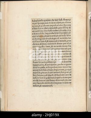 Esemplario di lavori, page 2 (verso) août 1529 Nicolò Zoppino Italien publié par Nicolo Zoppino, Italien, actif 16th siècle, Venise.deuxième moitié de la page de dédicace imprimée en encre noire.Esemplario di lavori, page 2 (verso) 658720 Banque D'Images