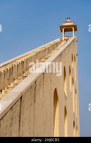 Jantar Mantar Observatoire astronomique de Jaipur, Inde Banque D'Images