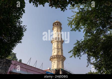 Iswari Minar Swarga Sal Minaret in Japiur, Inde Banque D'Images