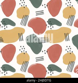 Illustration vectorielle abstraite de motif aquarelle. Illustration de Vecteur