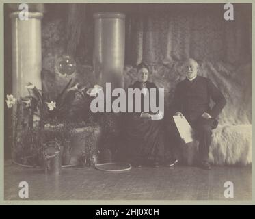 M. et Mme Charles E. Tiffany dans le studio de Louis C. Tiffany ca.1890 George Collins Cox American.M. et Mme Charles E. Tiffany dans le studio de Louis C. Tiffany 269083 Banque D'Images