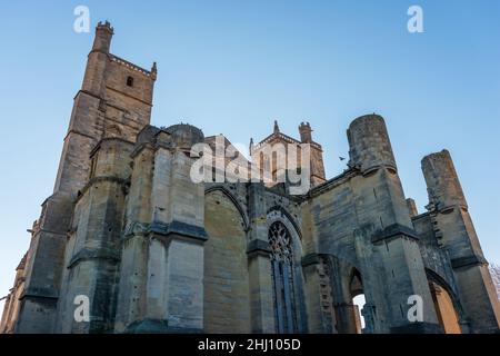 Cathédrale Saint-Just-et-Saint-Pasteur, cathédrale inachevée, Narbonne, Aude, Occitanie,France Banque D'Images