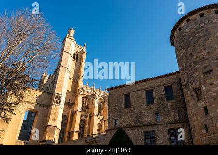 Cathédrale Saint-Just-et-Saint-Pasteur, cathédrale inachevée, Narbonne, Aude, Occitanie,France Banque D'Images