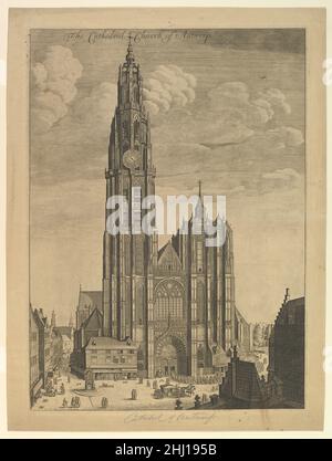 Cathédrale d'Anvers (ProSpectvs Tvrris Ecclesiæ Cathedralis) 1649 Venceslaus Hollar Bohemian.Cathédrale d'Anvers (ProSpectvs Tvrris Ecclesiæ Cathedralis) 361521 Banque D'Images