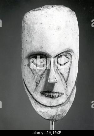 Masque milieu à fin 19th siècle Tolai personnes.Masque 311960 Banque D'Images