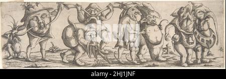 Procession des figures monstrueuses 1615 Wendel Dietterlin, le jeune Allemand.Procession de figures monstrueuses 358467 Banque D'Images