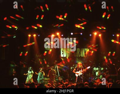 Eddy Grant concert en direct à Londres 1984 Banque D'Images