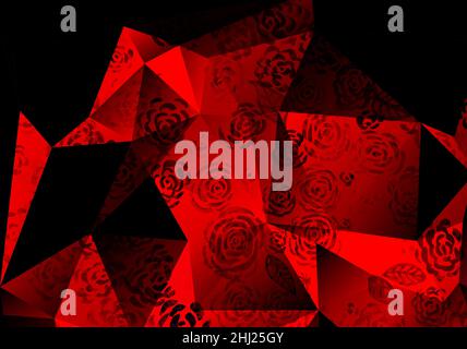 Arrière-plan décoratif abstrait avec polygones triangulaires.Texture du papier froissé.Élément de conception pour arrière-plans, scrapbooking, Web.une grande créativité Banque D'Images