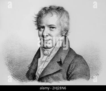 Friedrich Wilhelm Heinrich Alexander von Humboldt, 1769 - 1859, naturaliste allemand Banque D'Images