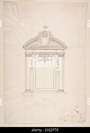 Design pour un mur Tombeau 16th Century Anonyme, Français, 16th Century Français.Conception d'une tombe murale 362860 Banque D'Images