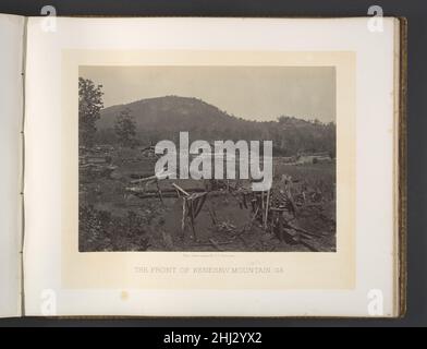 Le front de Kenesaw Mountain, Géorgie 1860s George N. Barnard American.Le front de la montagne Kenesaw, Géorgie 294475 Banque D'Images