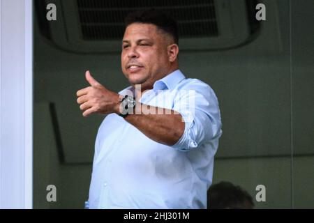 Belo Horizonte, Brésil.26th janvier 2022.MG - Belo Horizonte - 01/26/2022 - MINEIRO 2022 CRUZEIRO X URT - Ronaldo Fenomeno avant le match contre URT au stade Independencia pour le championnat Mineiro 2022.Photo: Fernando Moreno/AGIF/Sipa USA crédit: SIPA USA/Alay Live News Banque D'Images