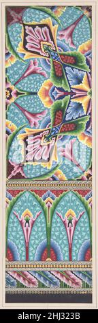 Dessin de conception ca.1883, basé sur la conception antérieure Christopher dresser British, Scottish.Dessin de conception 363714 Banque D'Images